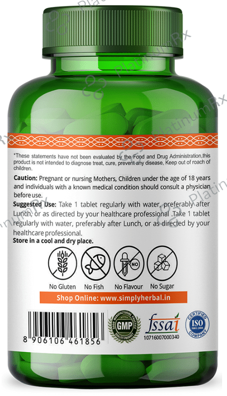 Simply Herbal Plant Based Eye Care Tablet