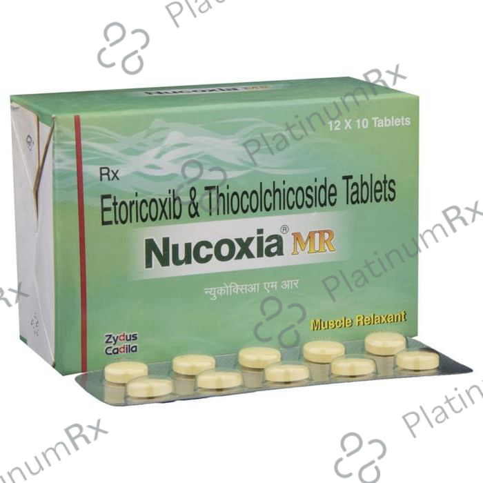 Nucoxia MR 60/4mg Tablet 10s