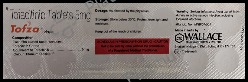 Tofza 5mg Tablet 14s