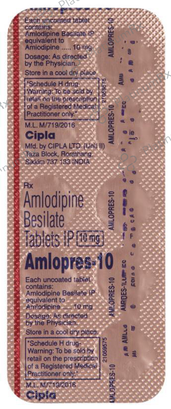 Amlopres 10mg Tablet 10s