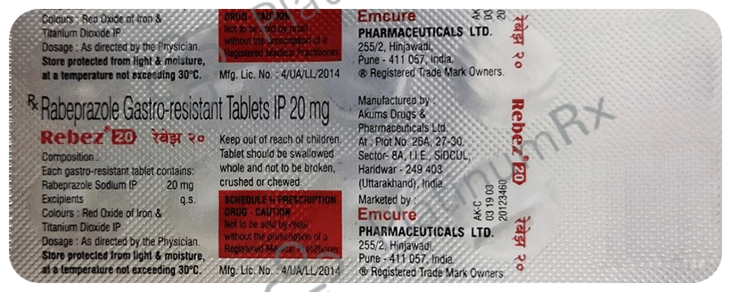 Rebez 20mg Tablet