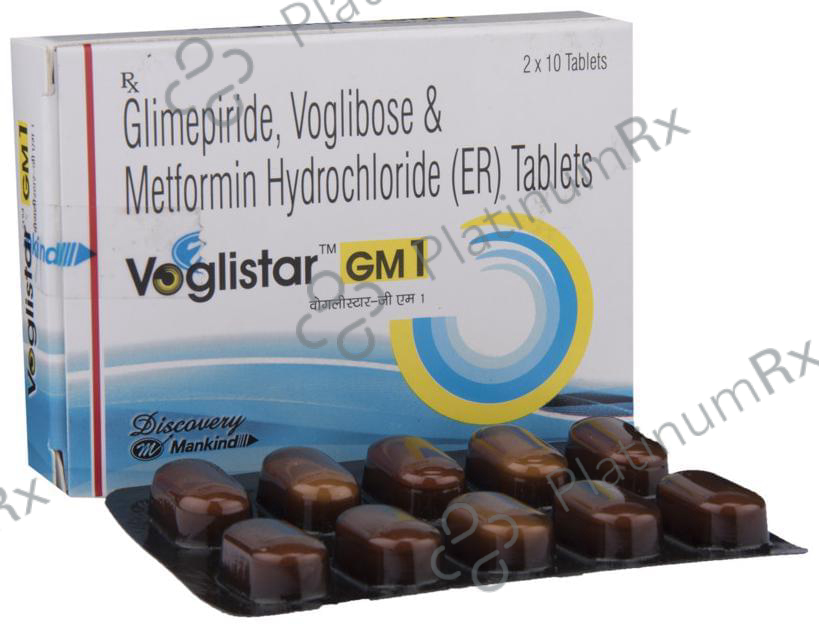 Voglistar GM1 Tablet ER 10 Tablet ER