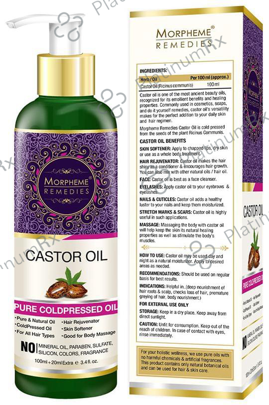Morpheme Remedies Castor Pure Coldpressed Oil 100 ml