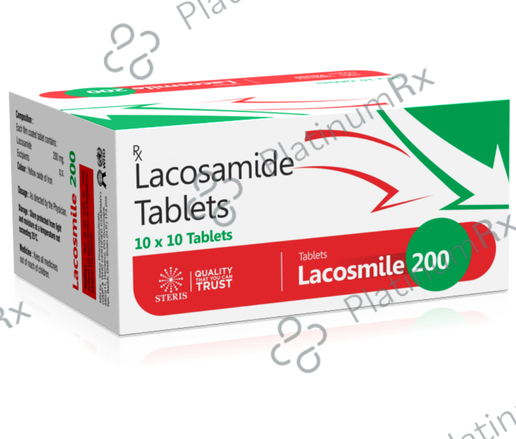 Lacosmile 200mg Tablet 10s