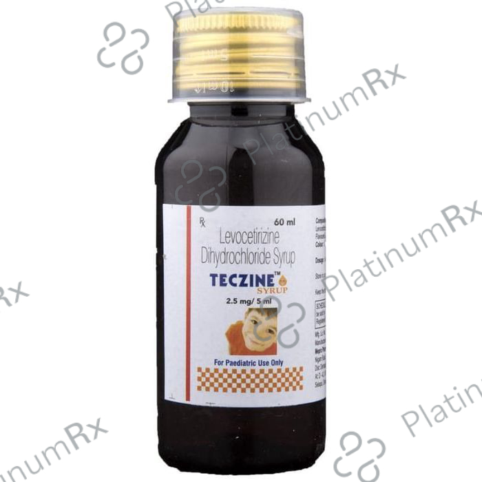Teczine 2.5mg Syrup 60ml