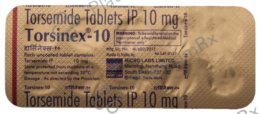 Torsinex 10mg Tablet 10s