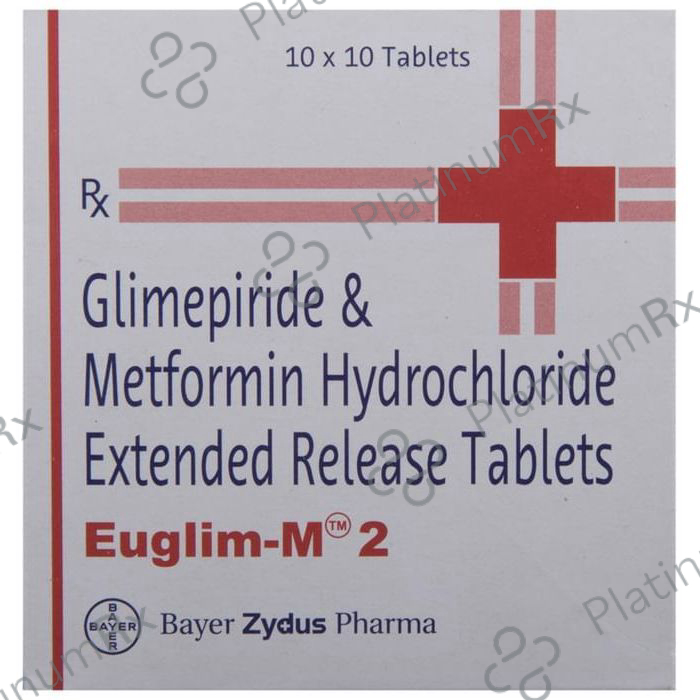 Euglim M 2/500mg Tablet PR 10s