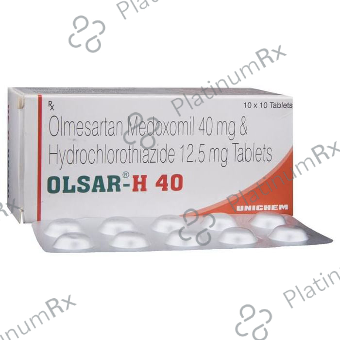 Olsar H 40/12.5mg Tablet 10s