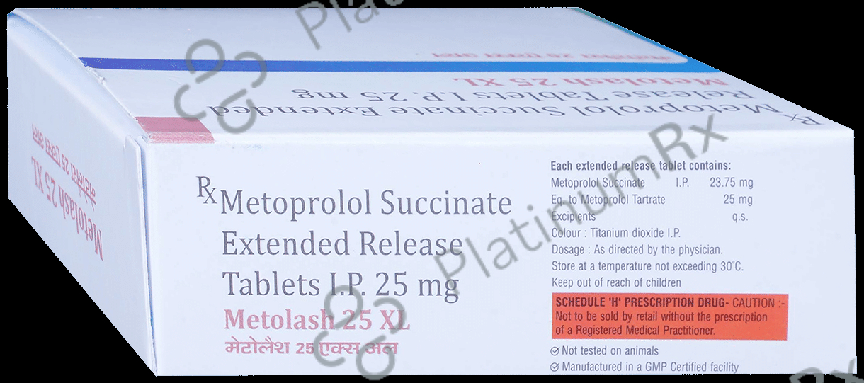Metolash XL 25mg Tablet ER