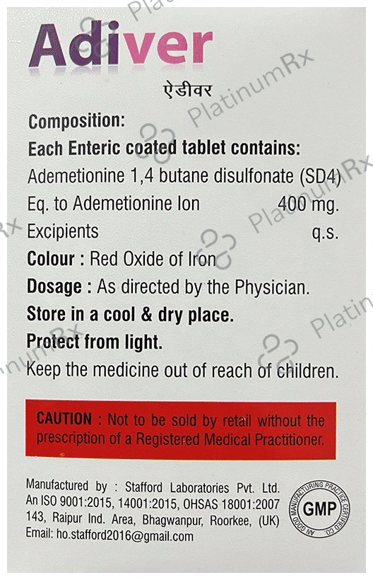 Adiver 400mg Tablet