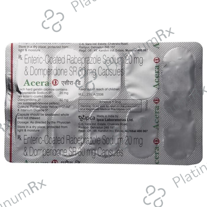Acera D 30/20mg Capsule SR 10s