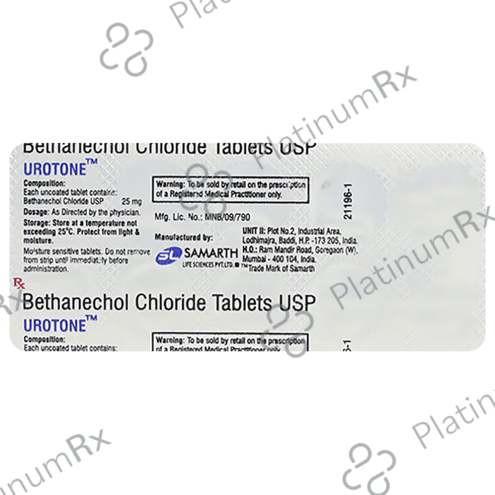 Urotone 25mg Tablet 10s