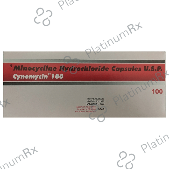 Cynomycin 100mg Capsule 4s