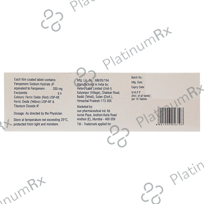 Faroright 200mg Tablet 10s