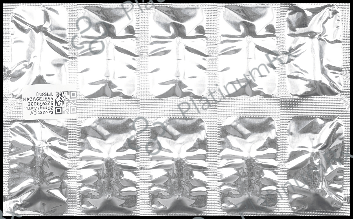 Arvast CV 20mg/75mg Capsule