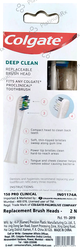 Colgate Battery Powered Toothbrush Refill Proclinical