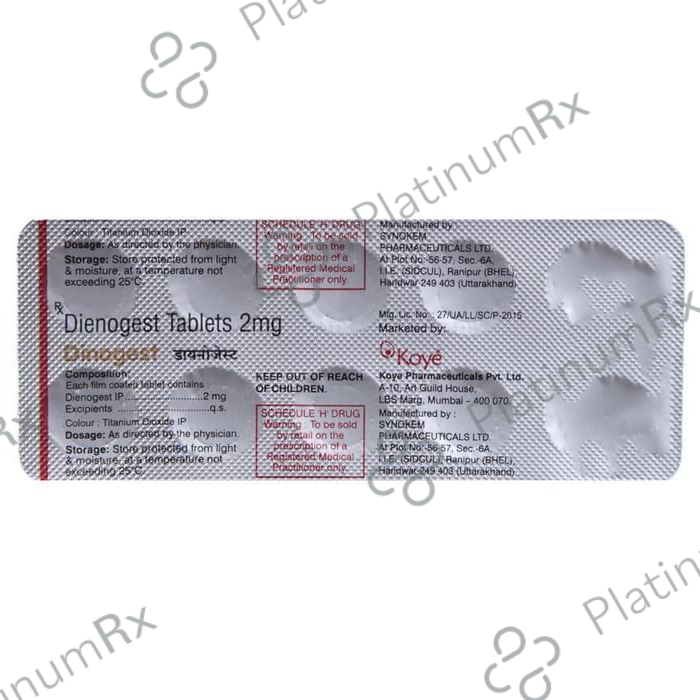Dinogest 2mg Tablet 10s
