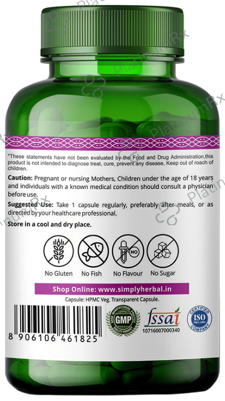 Simply Herbal Liver Detox + Milk Thistle Capsule