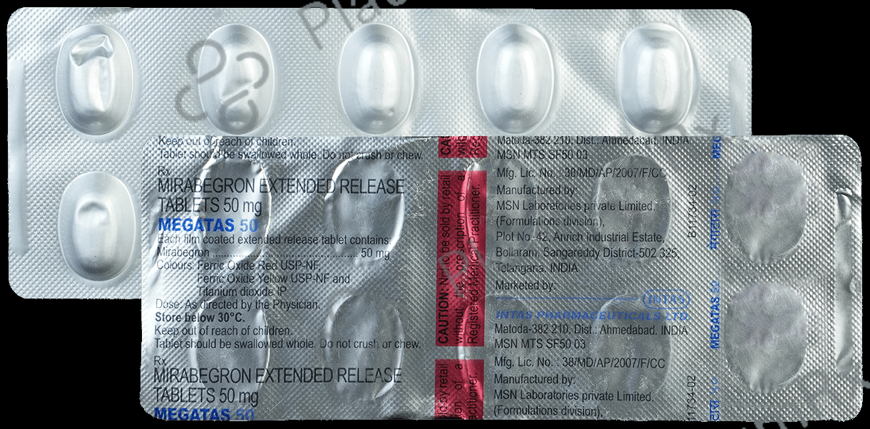 Megatas ER 50mg Tablet 10s