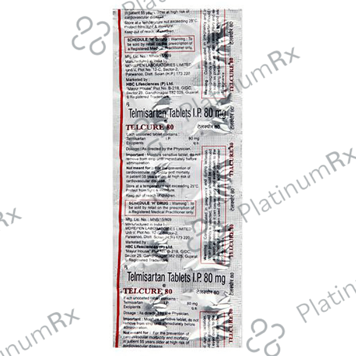 Telcure 80mg Tablet