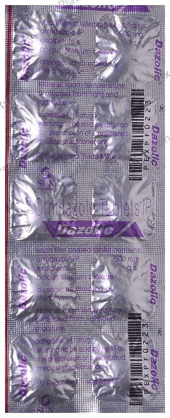 Dazolic 500mg Tablet 10s