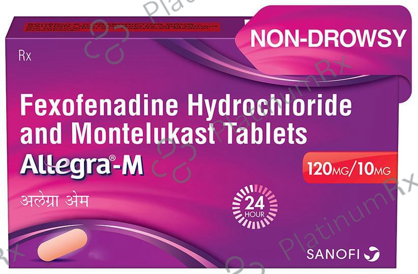 Allegra M 120/10mg Tablet 10s