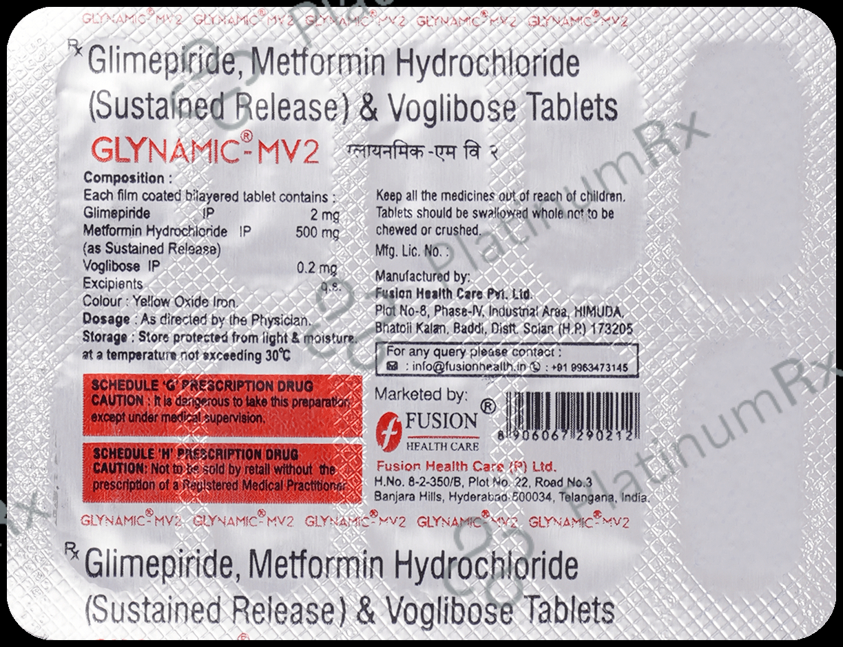 Glynamic MV 2/500/0.2mg Tablet 10s