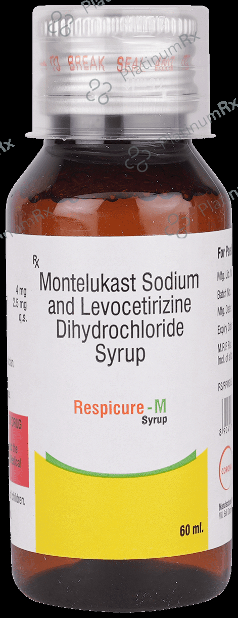 Respicure M 2.5/4mg Syrup 60ml