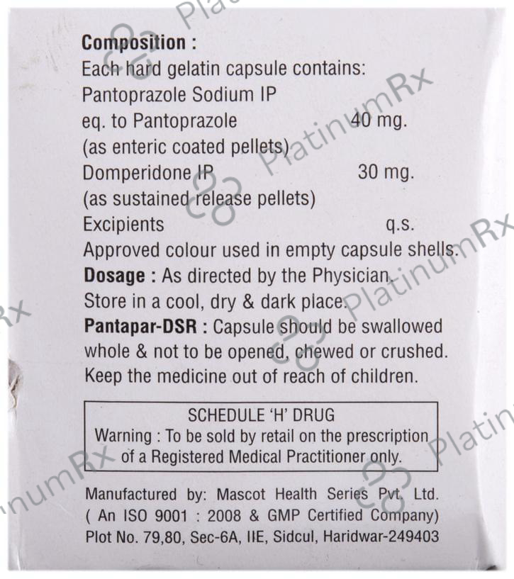 Pantapar-DSR Capsule