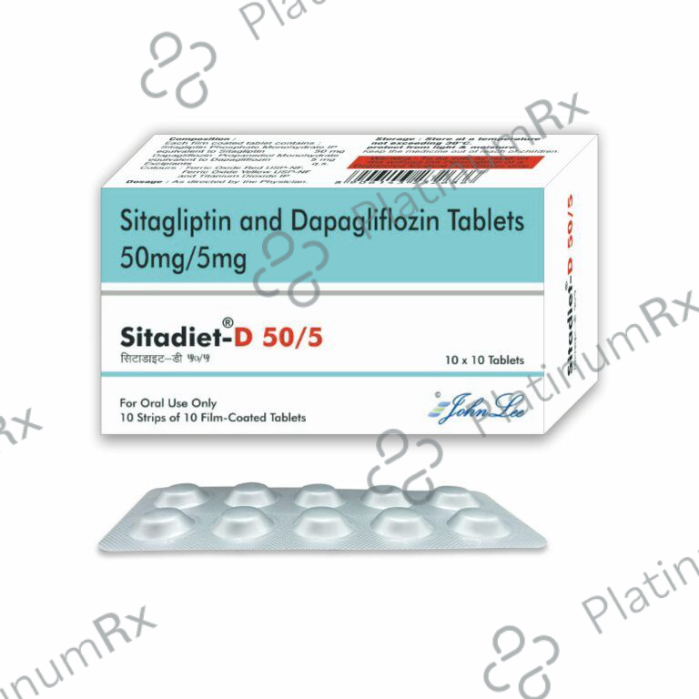 Sitadiet D 50/5mg Tablet 10s