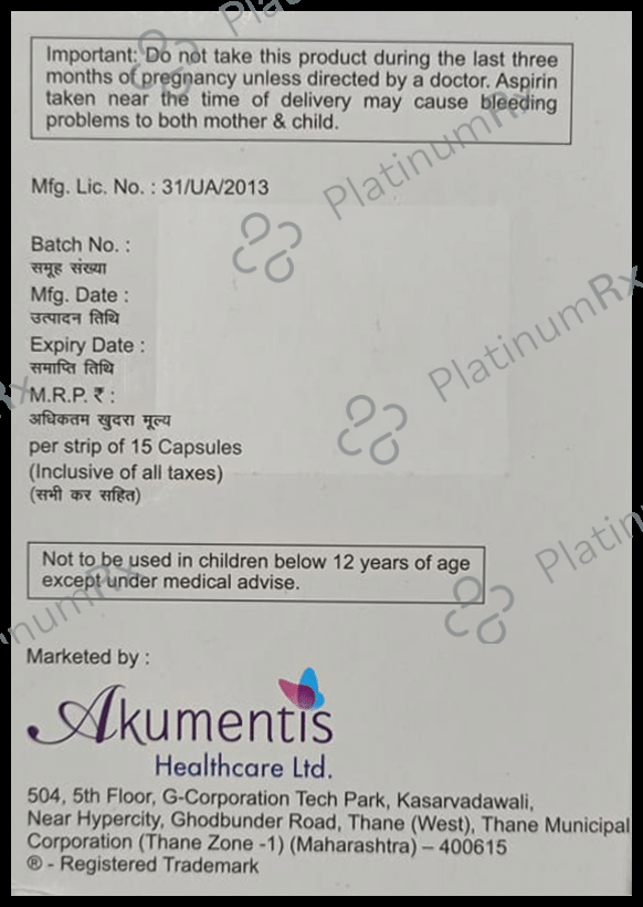 Rosycap Gold 20/75/75mg Capsule 15s