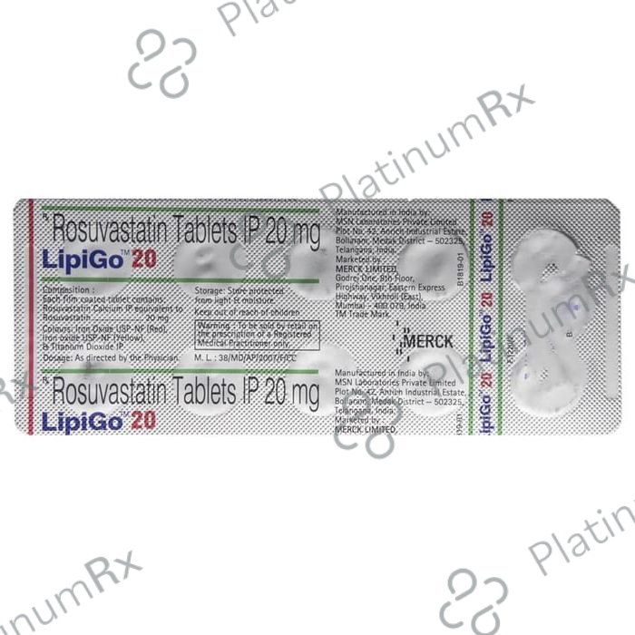 Lipigo 20mg Tablet 10s