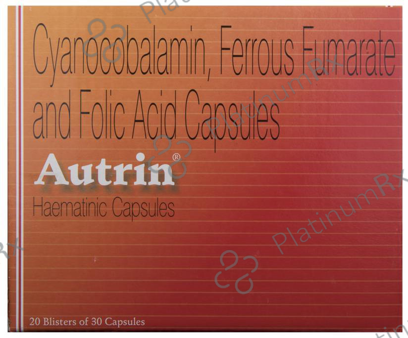 Autrin 300mg/1500/15mcg Capsule 30s