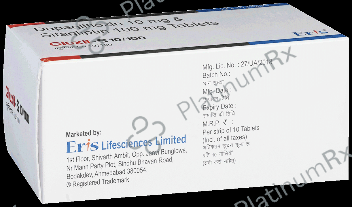 Gluxit S 10/100mg Tablet 10s