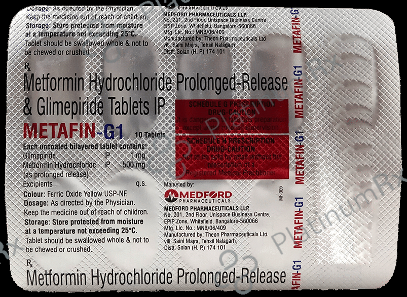 Metafin-G 1 Tablet PR