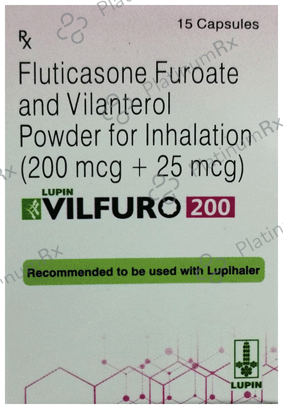 Vilfuro 200/25mcg Capsule 15s