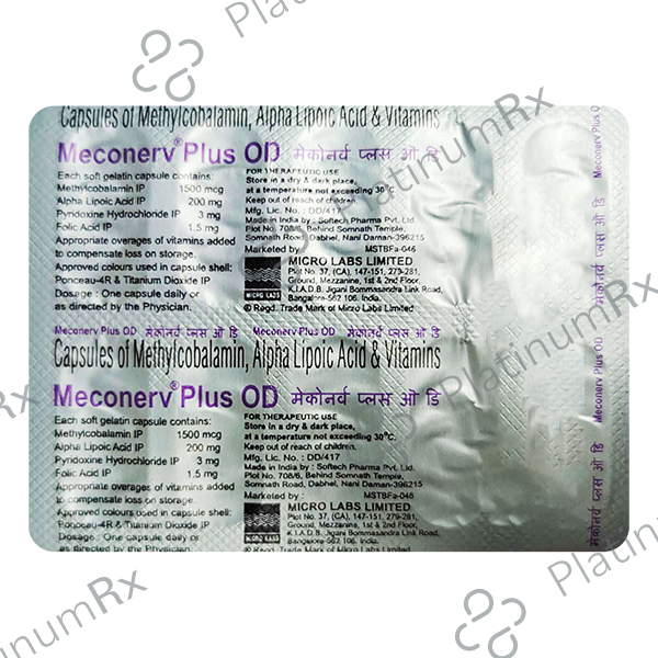 Meconerv Plus OD Capsule 10s