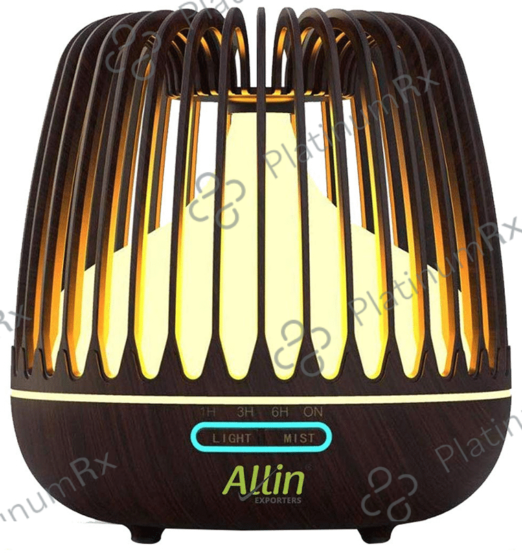 Allin Exporters DT 506H Aromatherapy Diffuser & Ultrasonic Humidifer (500ml Tank) Dark Wood