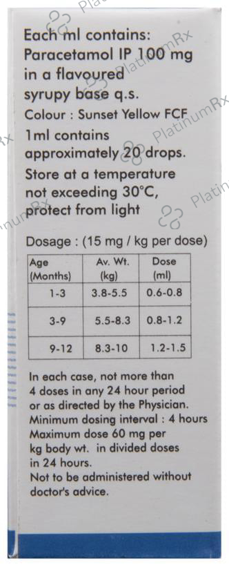 Dolo 100mg Oral Suspension 15ml