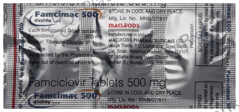 Famcimac 500mg Tablet 3s