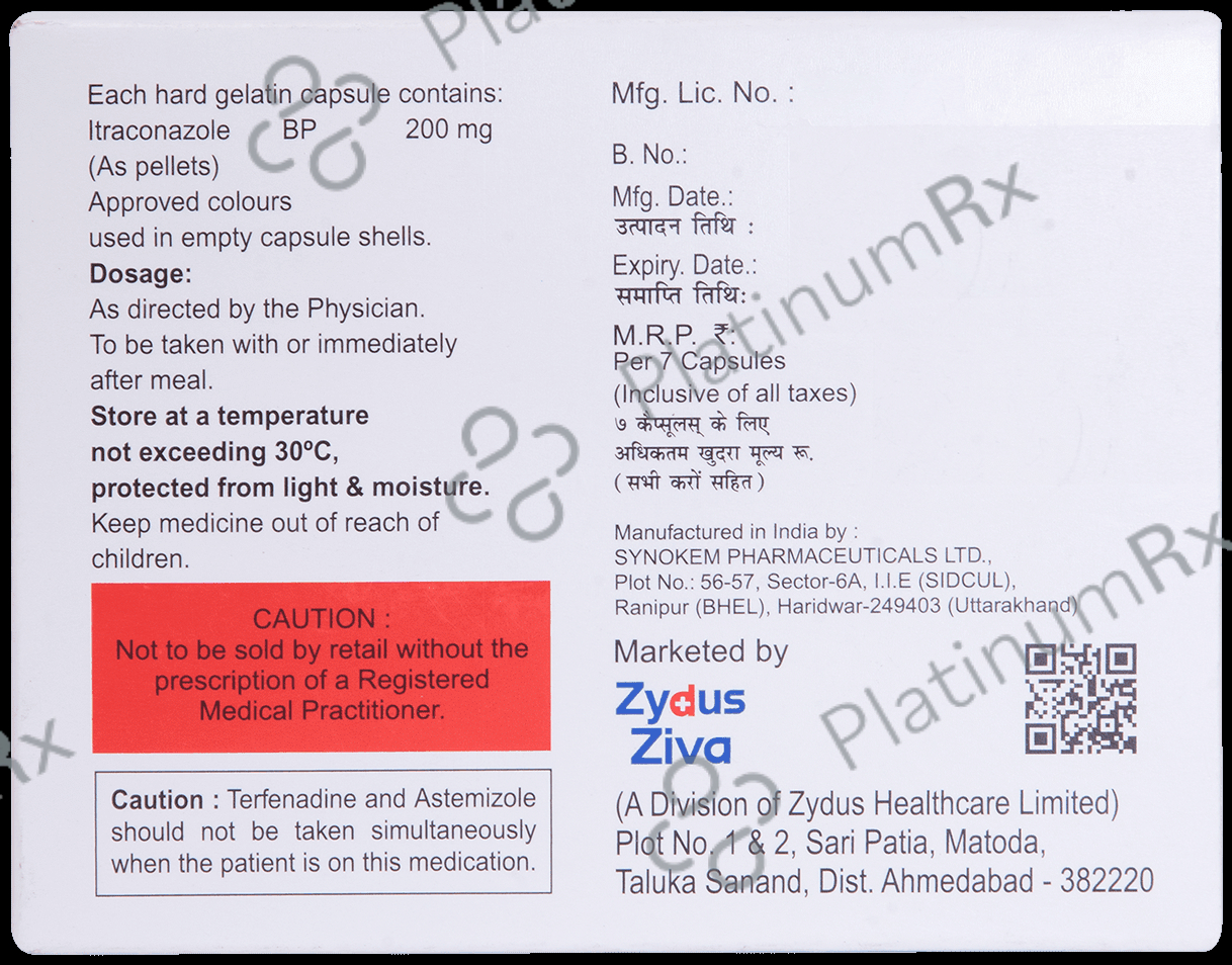 Livafin O 200mg Capsule