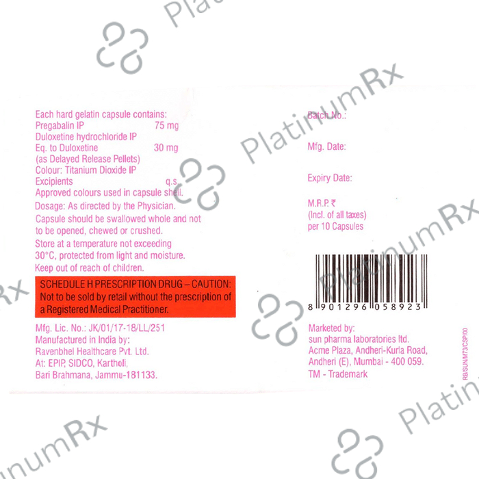 Maxdulin 75/30 Capsule DR