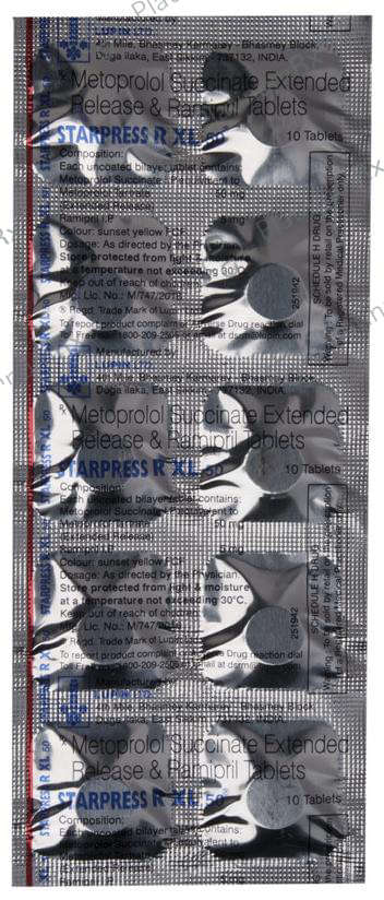 Starpress R XL 50/5mg Tablet ER 10s