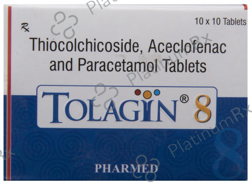 Tolagin 8 100/325/8mg Tablet 10s