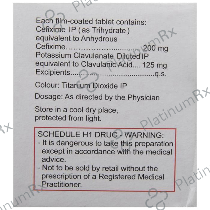 Taxim O CV 200/125mg Tablet 10s