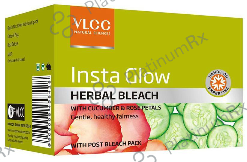 VLCC Herbal Insta Glow Bleach 27 gm