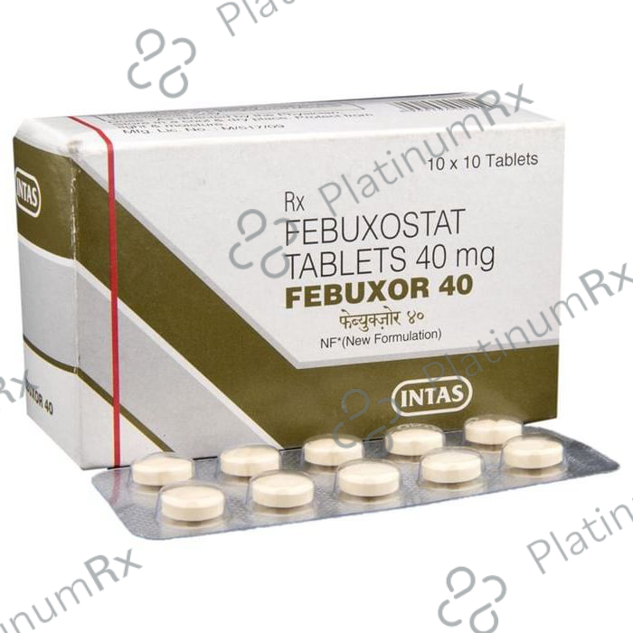 Febuxor 40mg Tablet 10s