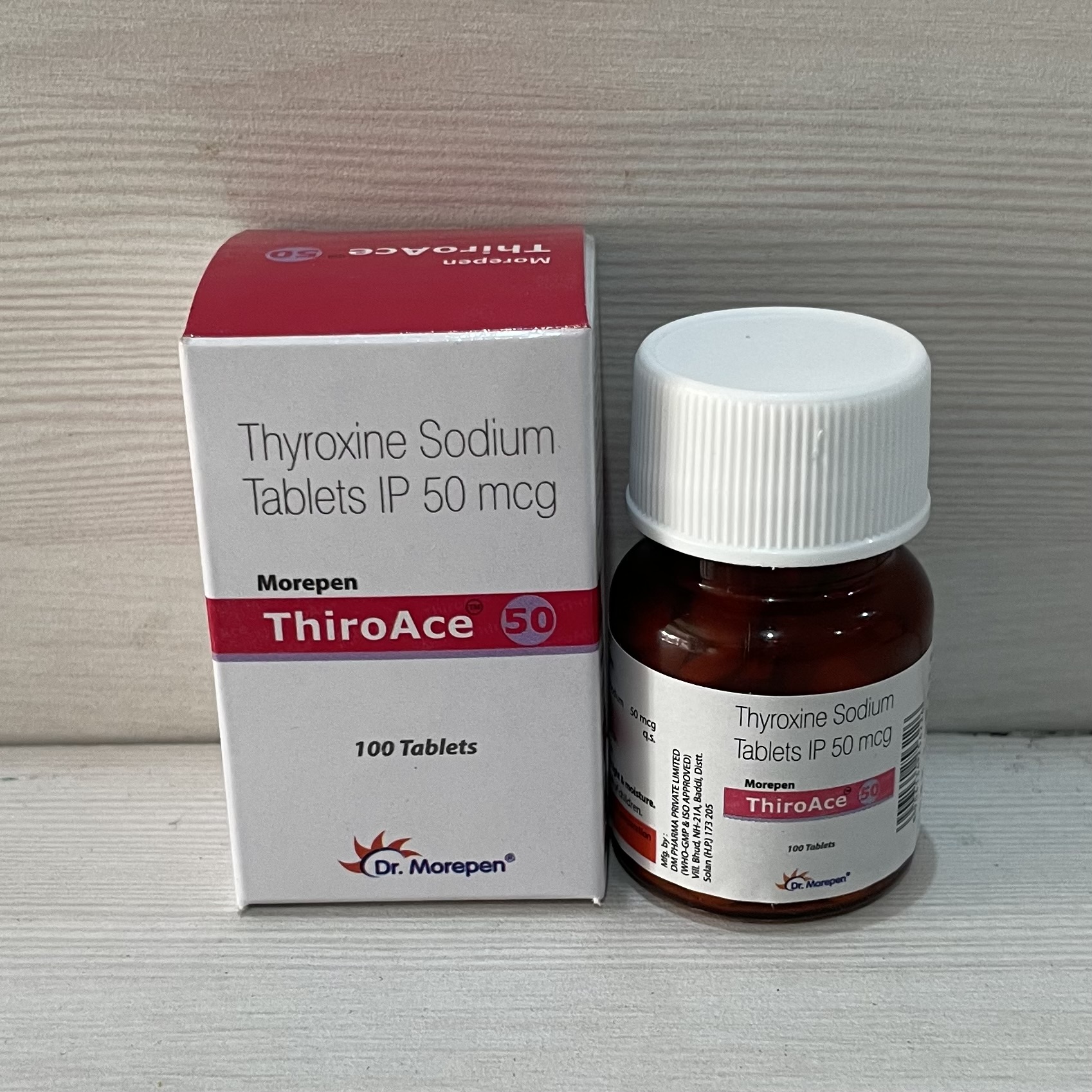 Thyroace 50mcg Tab 100s