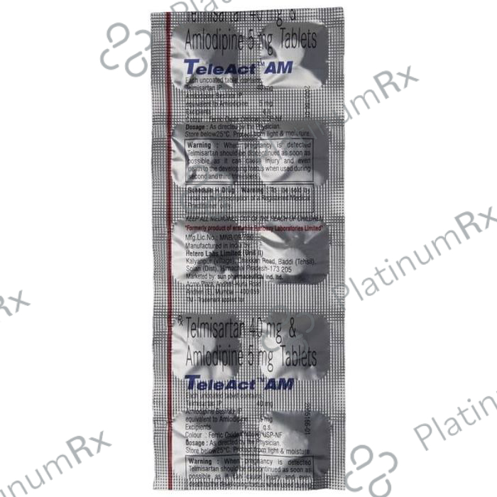 Teleact AM 5/40mg Tablet 10s