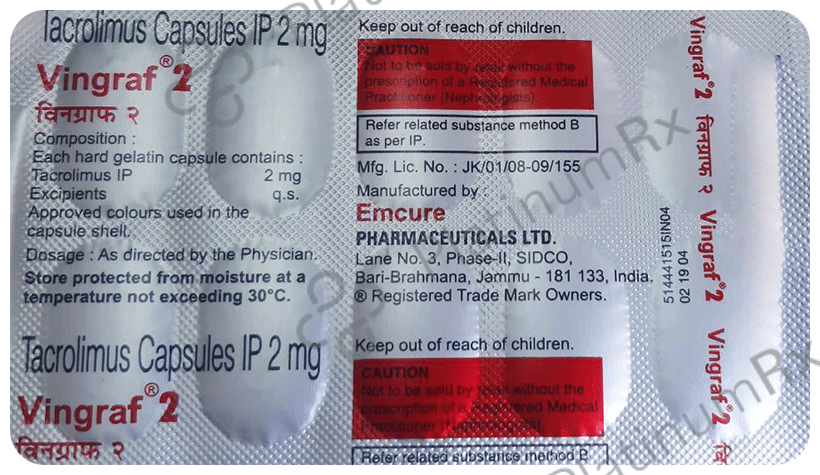 Vingraf 2mg Capsule